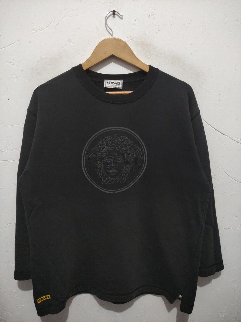 Versace medusa sales logo sweatshirt