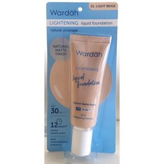 wardah foundation light beige 01