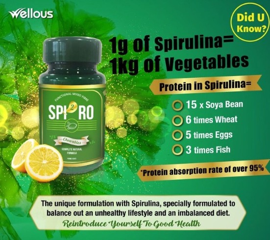 Wellous Spiro A Better Morning with Spiro 60 Tablets, Health ...