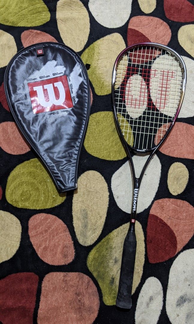 Wilson Graphite Comp squash racket racquet, Sports Equipment, Sports