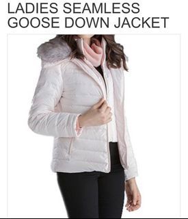 LOUIS VUITTON Hooded Goose Down Jacket Puffer Women's size 40