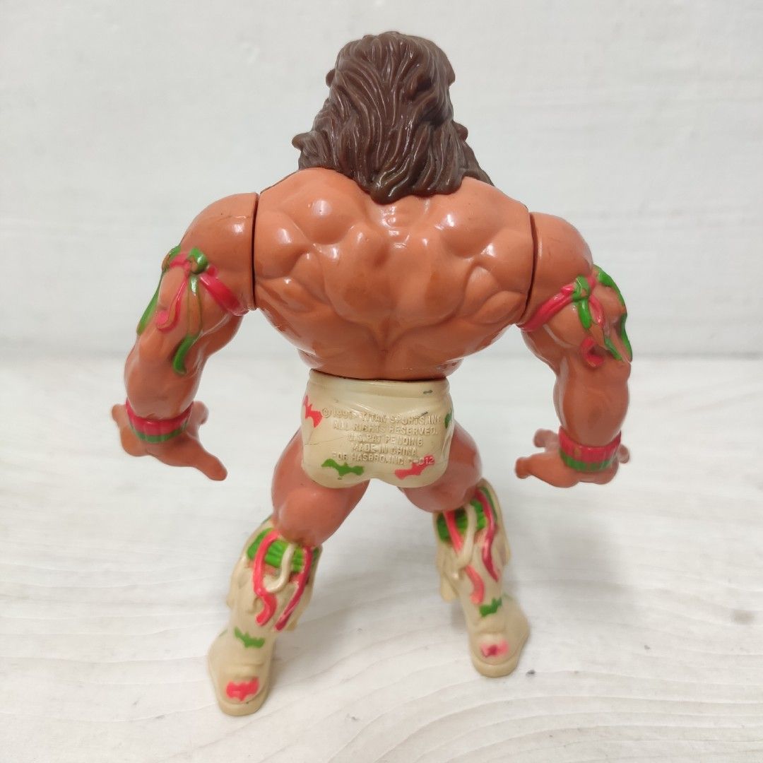 Figurine WWE Smackdown Hasbro Ultimate Warrior Violet - Série 3 Titan Sport 1991 - Rare
