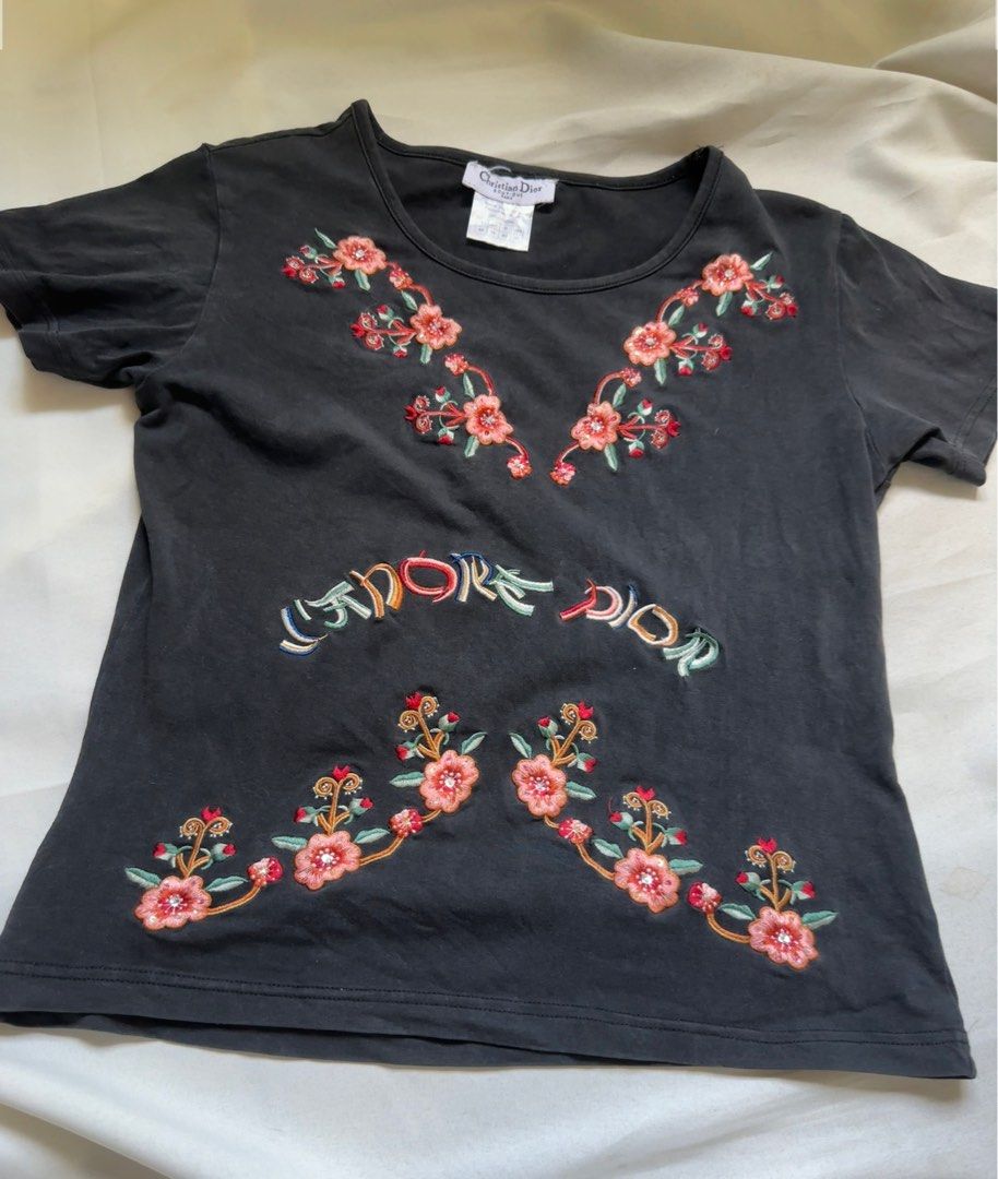 Christian Dior J'adore Dior Glomesh Print T-Shirt – FRUIT Vintage