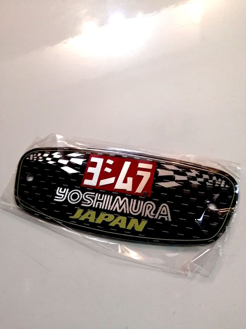 Yoshimura Exhaust Metal Decal Ready Stock, Motorcycles, Motorcycle