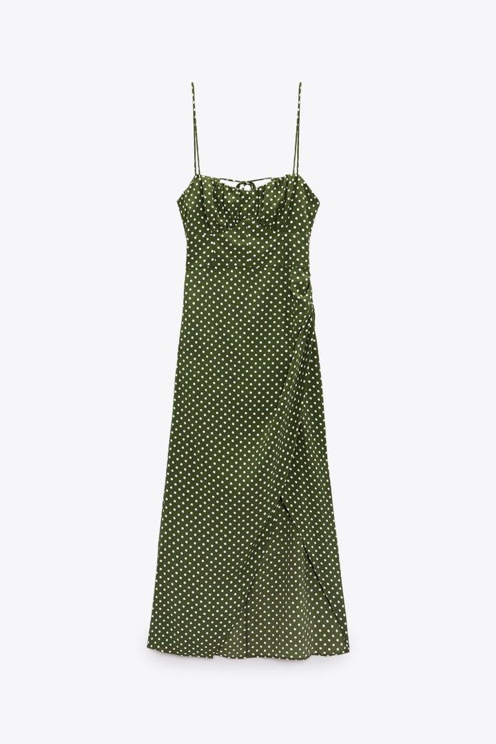 green polka dot dress zara The $30 Zara Polka Dot Dress I Didn't Know I Needed!
