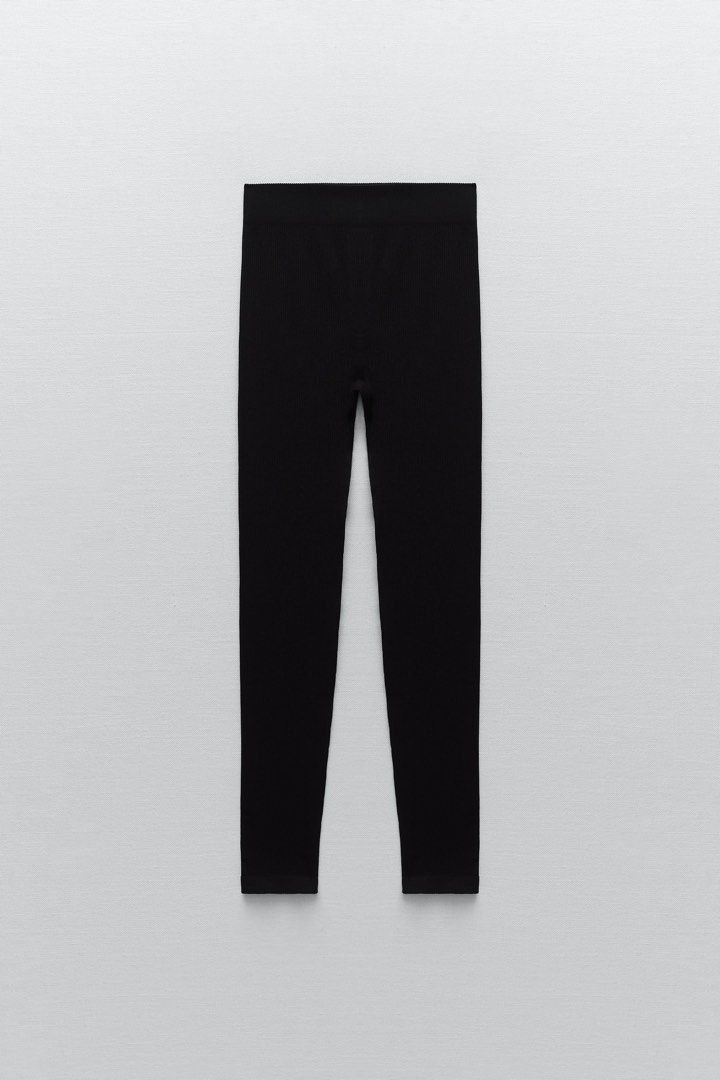 ZARA Seamless Leggings, Women's Fashion, Bottoms, Other Bottoms on Carousell