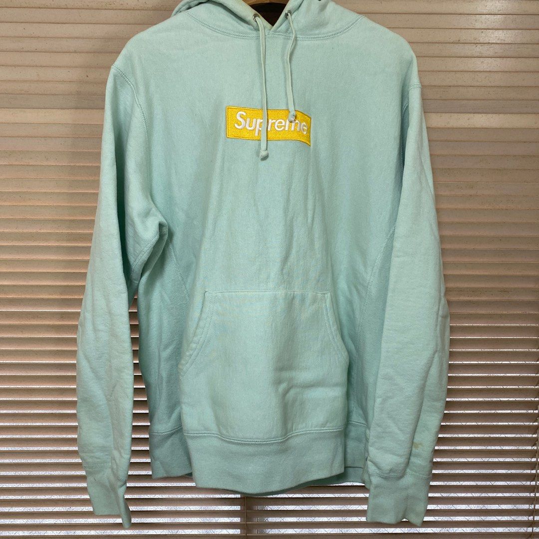 Supreme Box Logo Hoodie Ice Blue, Men's Fashion, Tops & Sets, Hoodies on  Carousell