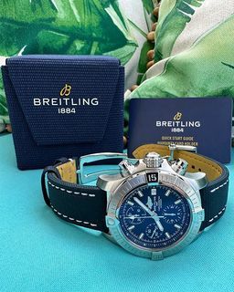 2021 Breitling Avenger Chronograph 43 Steel Blue Dial (A13385)