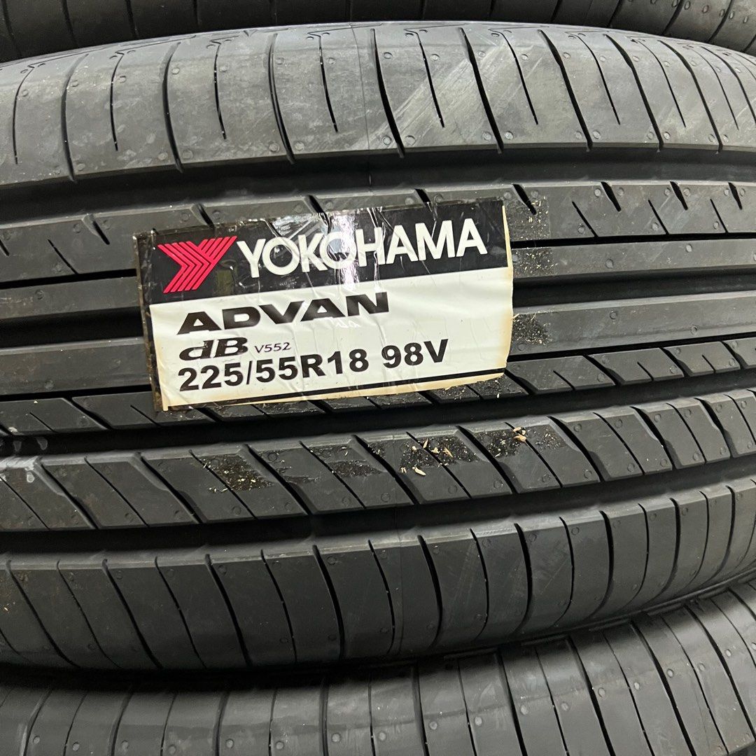 225/55/18 🇯🇵📣 Yokohama Advan V552, Car Accessories, Tyres ...
