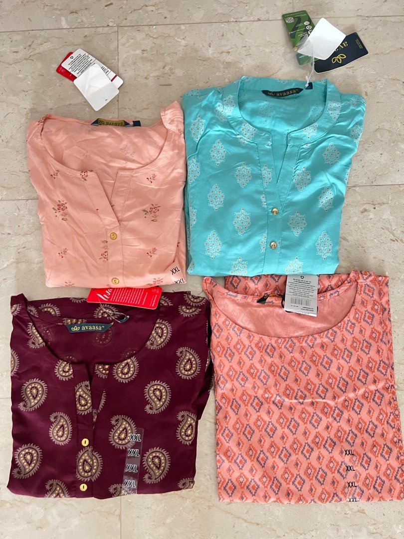 2XL to 4 XL kurtis. Indian ethnic wear