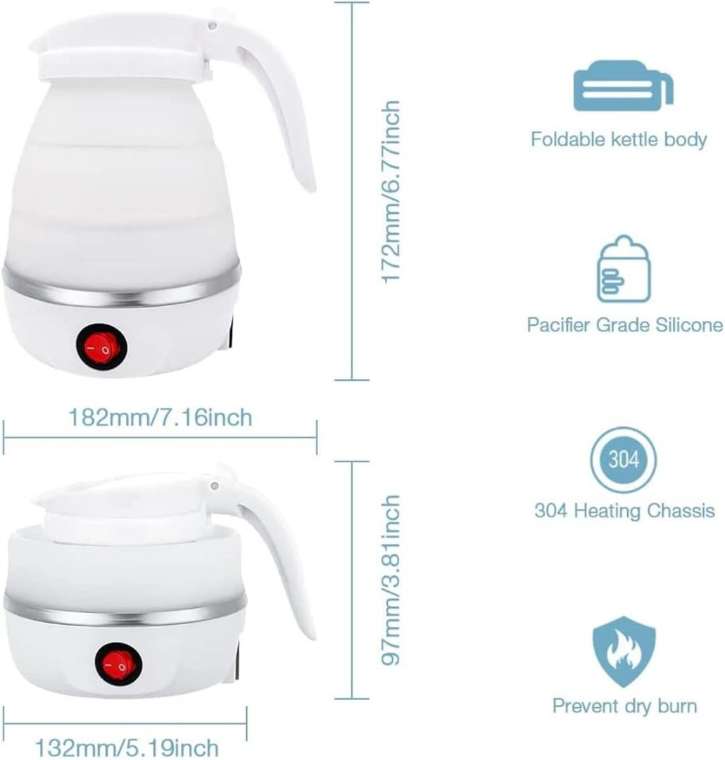 Electric camping kettle top