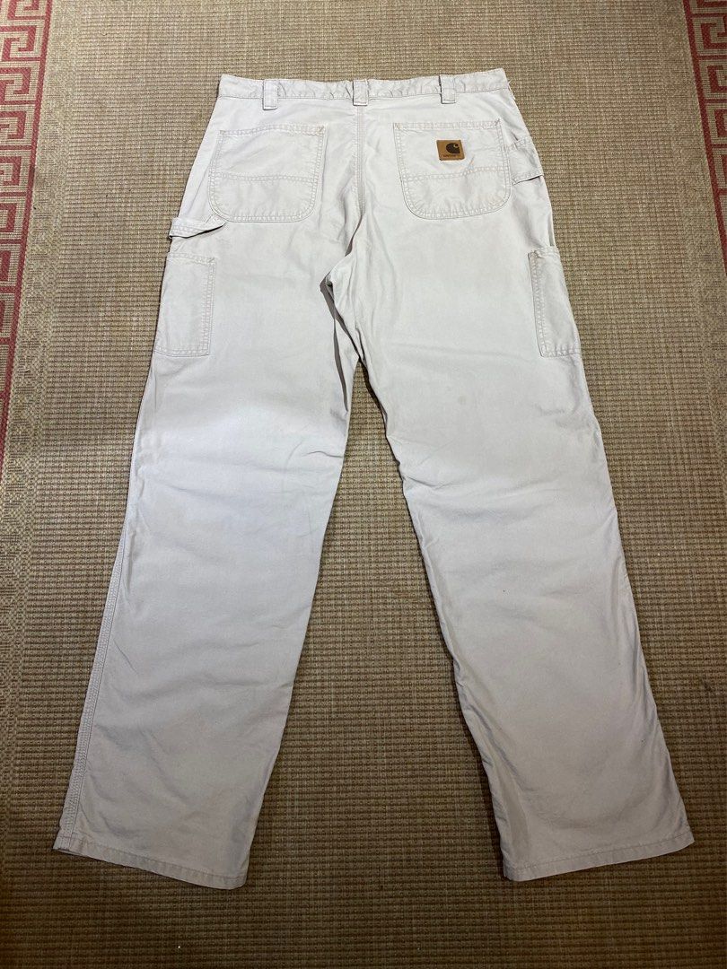 Carhartt carpenter outlet pants white