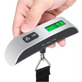 50 kg/ 110lb Portable Electronic Digital Luggage Scale Travel Weighing Hanging Scale
