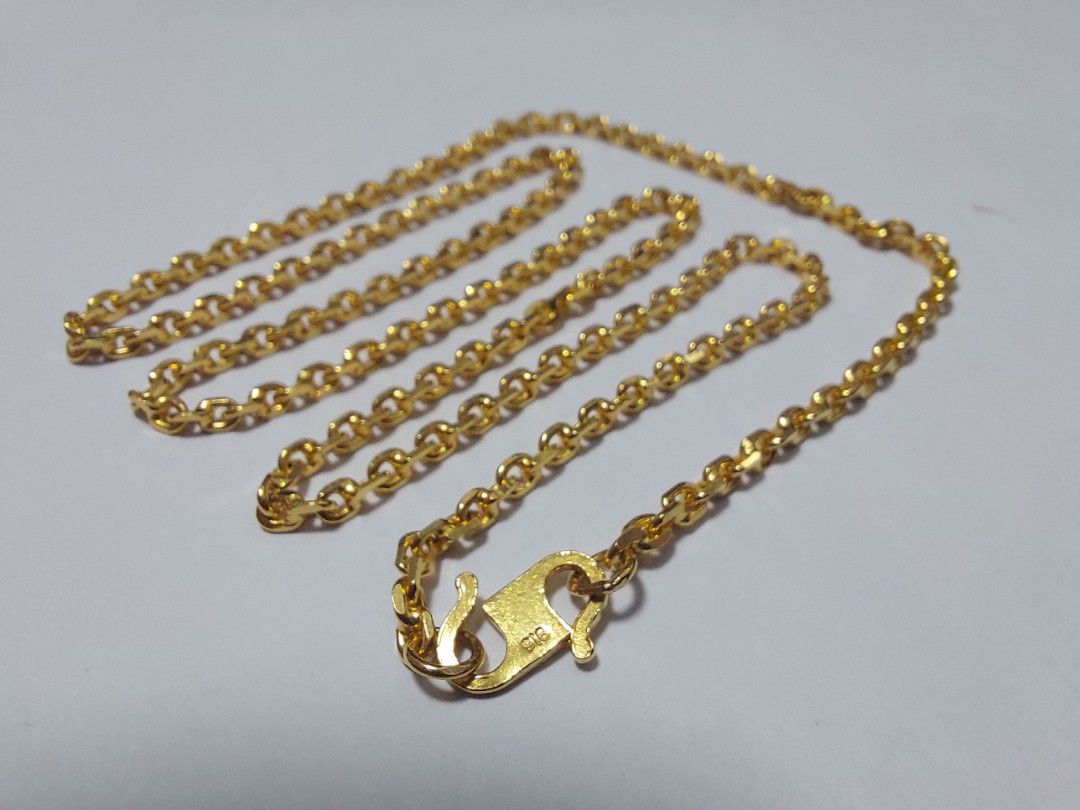 Gold rolo chain new arrivals