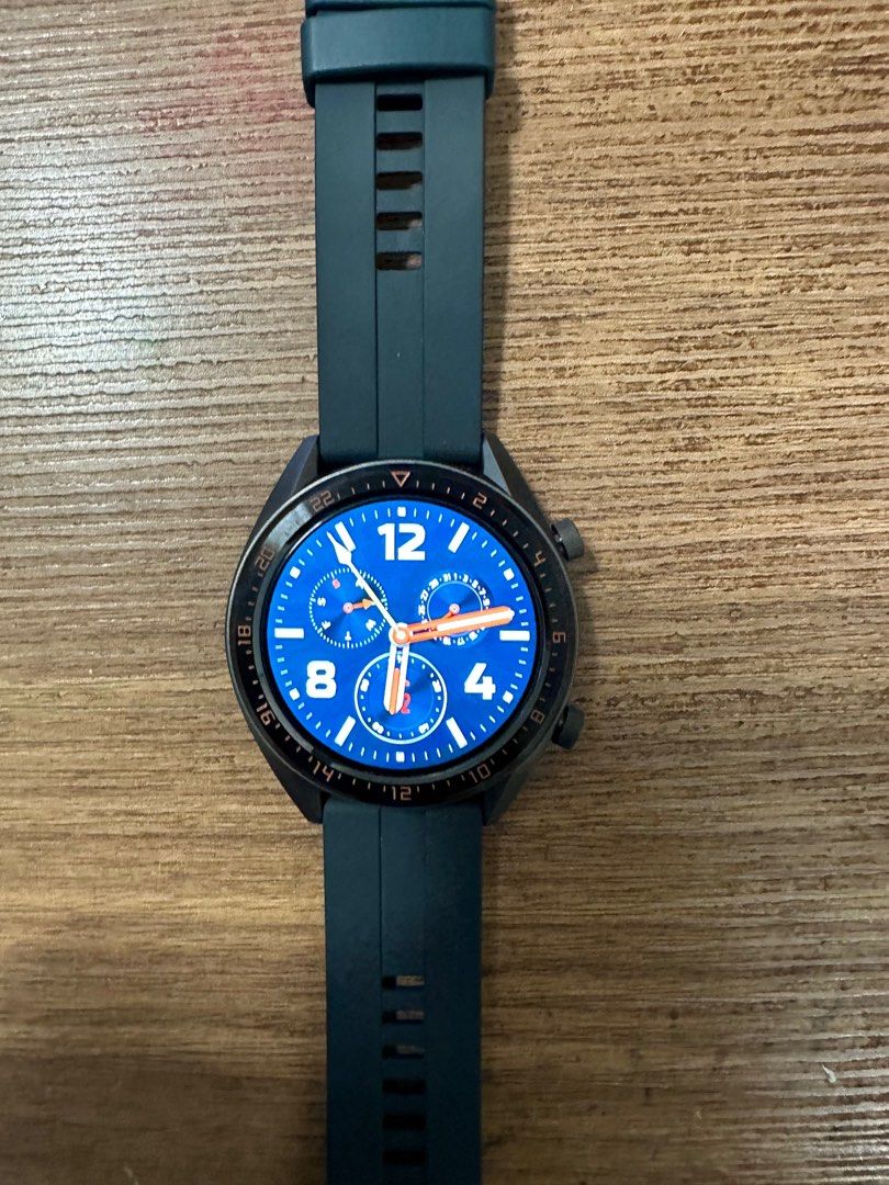 99% Huawei Watch GT sport Edition Ftn -B19 black 46mm, 手提電話