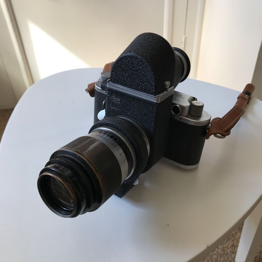 少有Visoflex version Leica Hektor 135mm f4.5 ，Visoflex with 