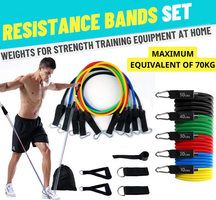 Dumbbells and resistance bands for sale outlet