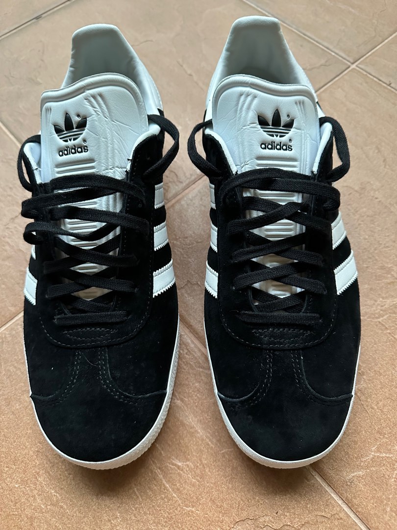 Black gazelle white laces shop