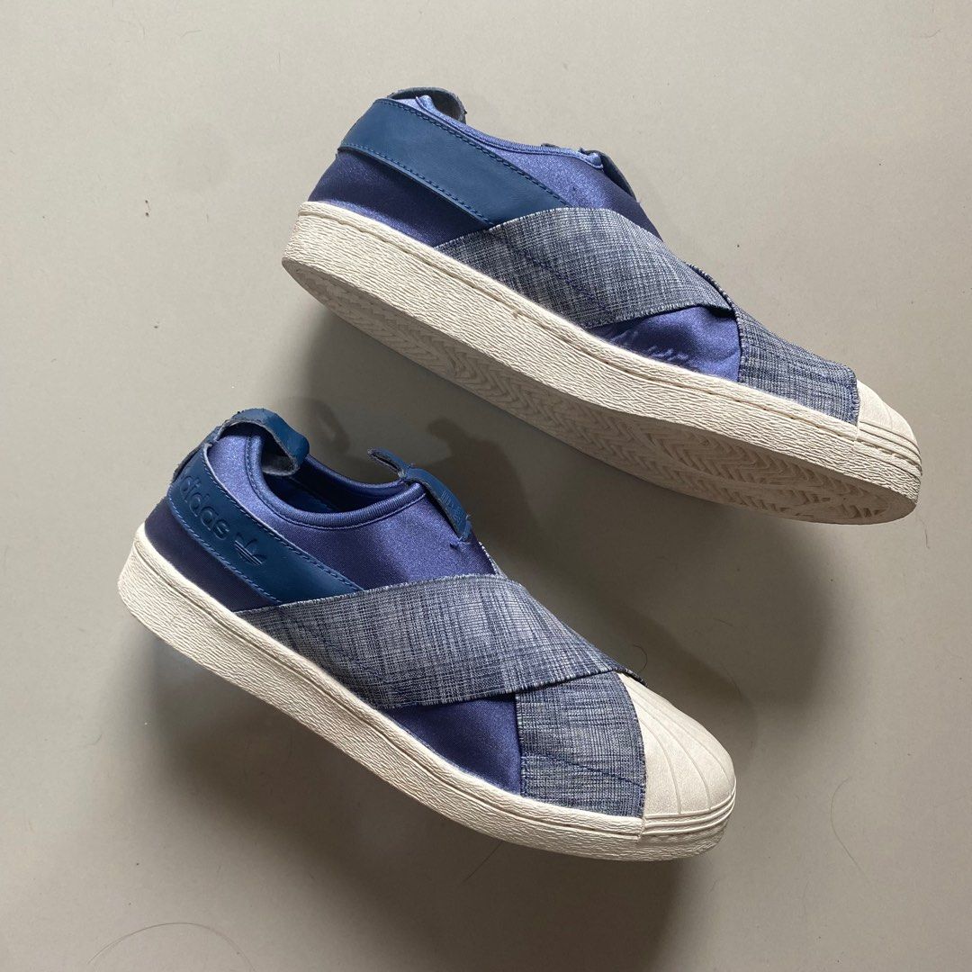 Superstar slip on women Blue 2025