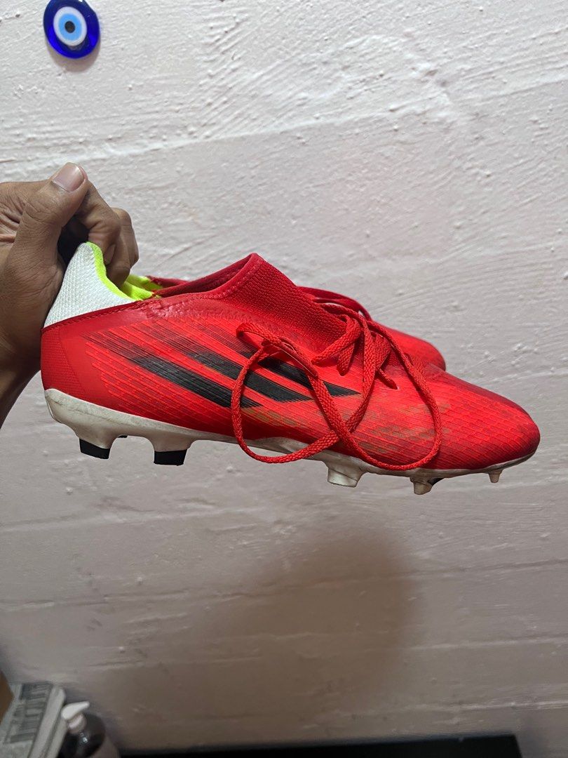 Red adidas boots hot sale