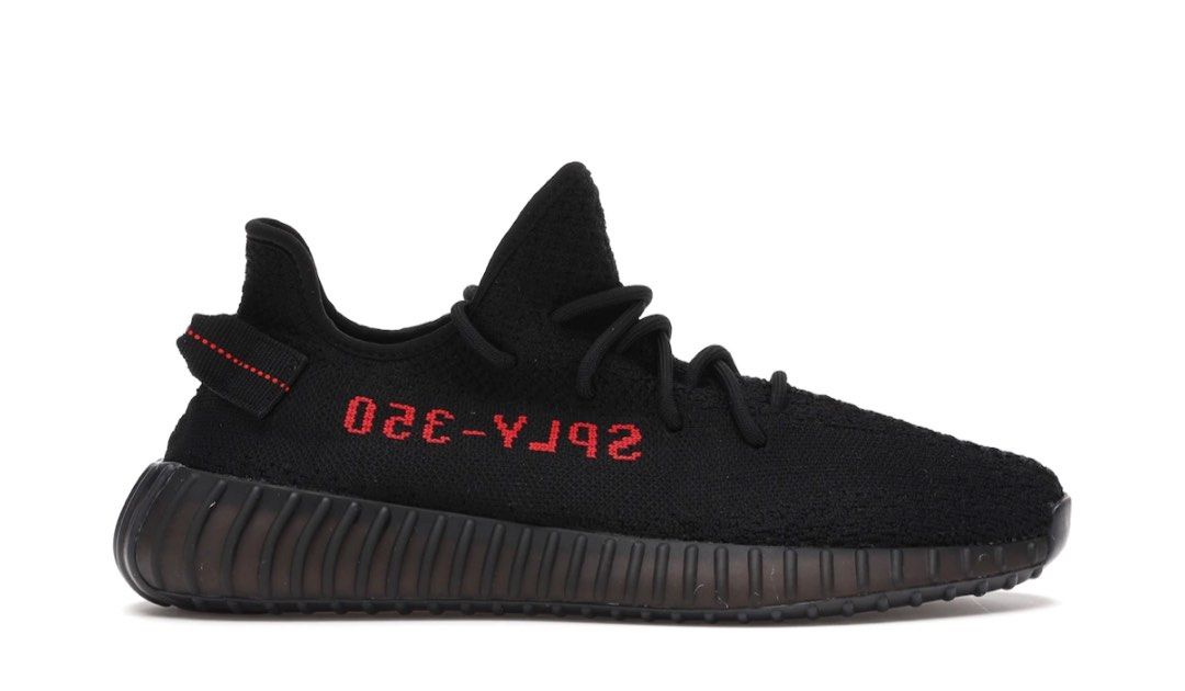 Yeezy 350 v2 outlet black red fake