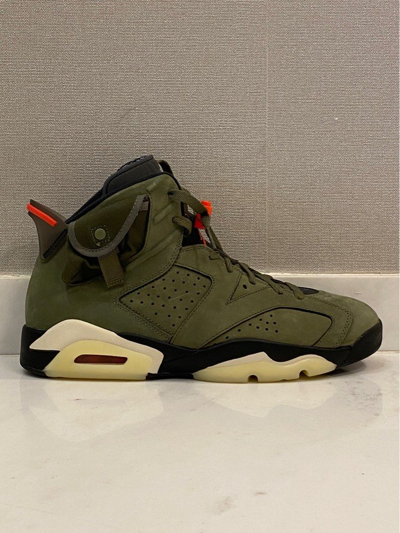 Air Jordan 6 Travis Scott Cactus Jack Men s Fashion Footwear