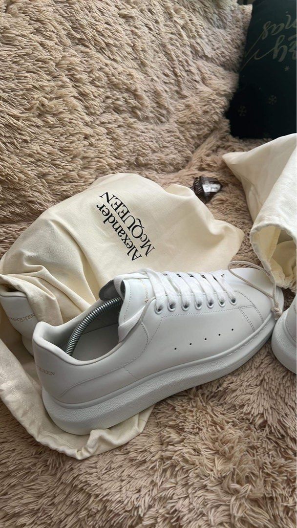 All white discount alexander mcqueen sneakers