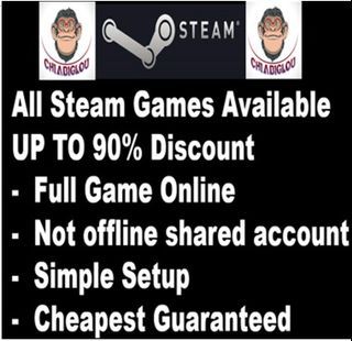 ALL Steam Games/DLC (UP TO 90% DISCOUNT)