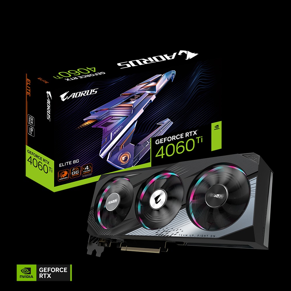 AORUS GeForce RTX™ 4060 Ti ELITE 8G Key Features