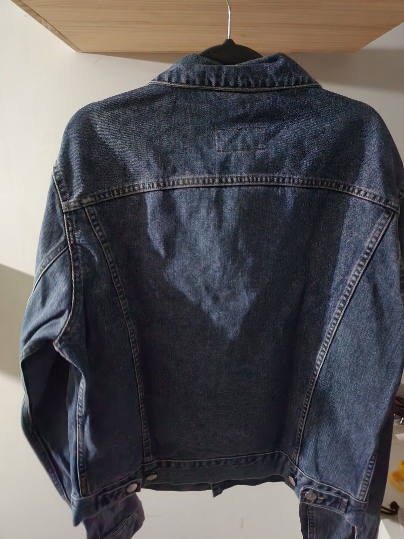 Mens armani top denim jacket