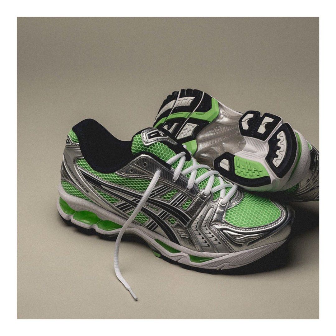 Asics Gel Kayano 14 Women s Bright Lime Midnight Women s Fashion Footwear Sneakers on Carousell
