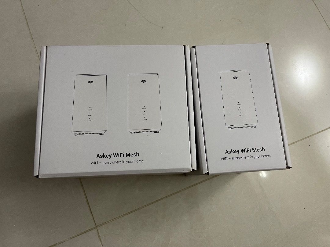 ASKEY WIFI MESH ROUTER AP5100W D171 (3 ROUTERS), Computers & Tech ...