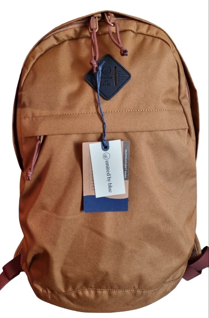 Auth New United by Blue Camel Nylon Backpack bag (Category: Backpacks) located in Muntinlupa City. Submitted by thriftstorypremiumshop (Listing ID 1250383860, Image 1). Description: auth. bought from the US. can be used as laptop backpack. dimension 18.5"x11.5"x3.5".