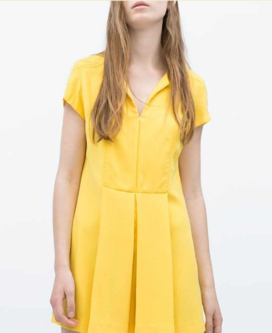 Zara clearance yellow romper