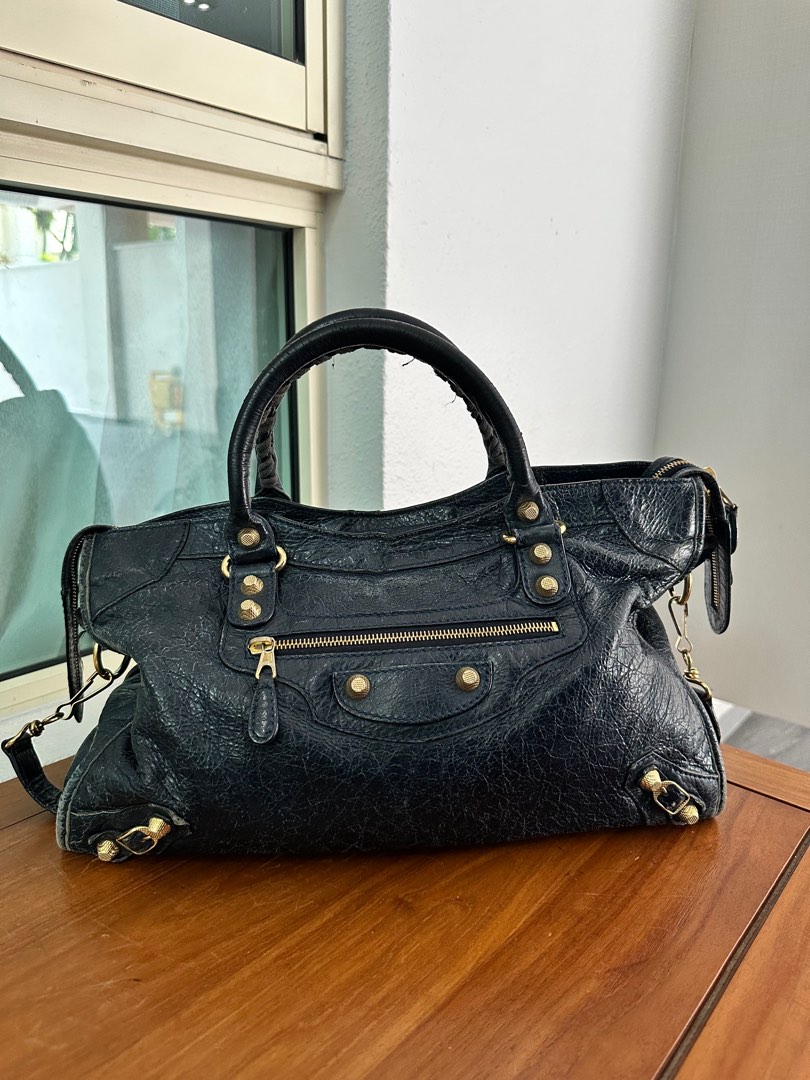 Balenciaga giant on sale 12 gold city