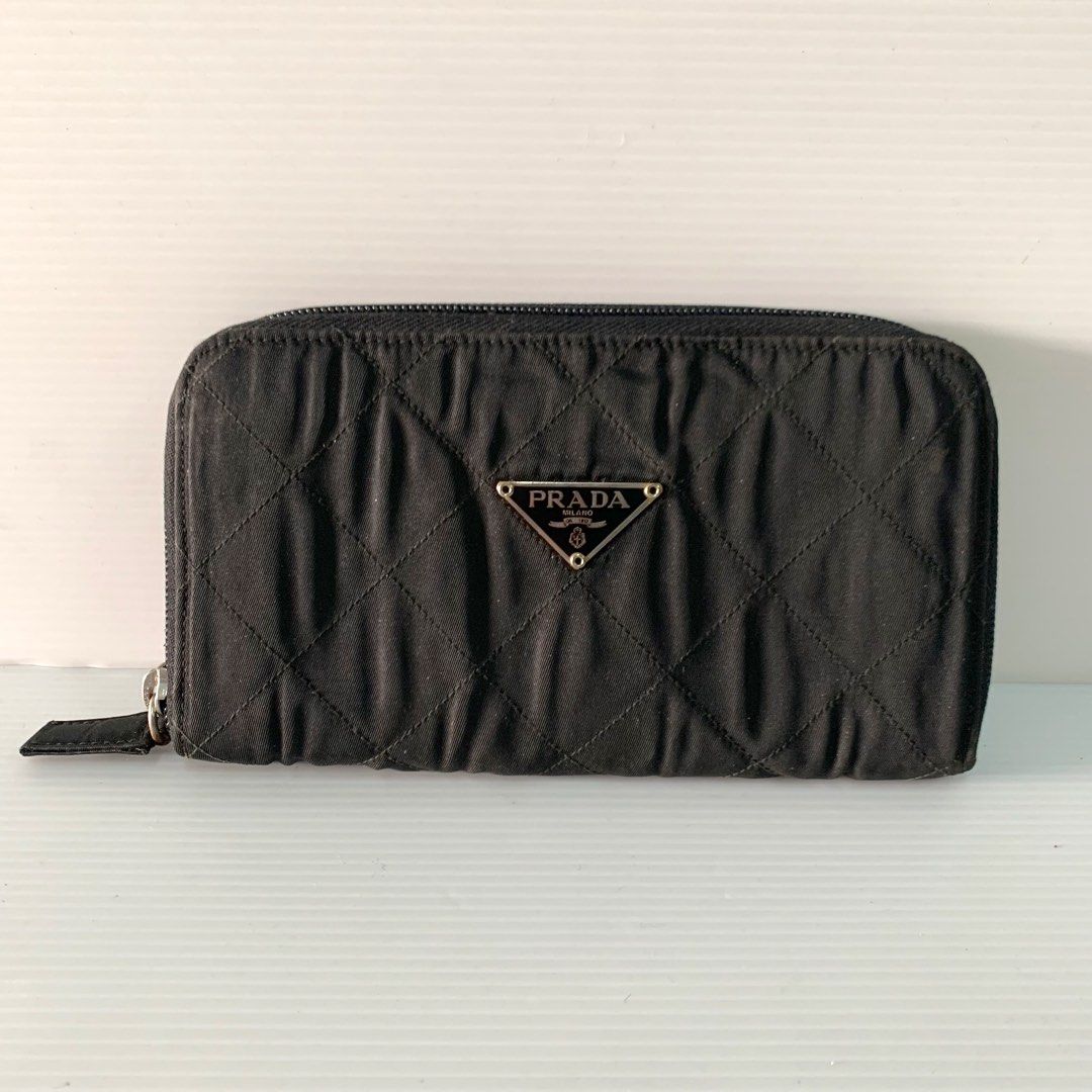 Prada Classic Men's Wallet, Luxury, Bags & Wallets on Carousell