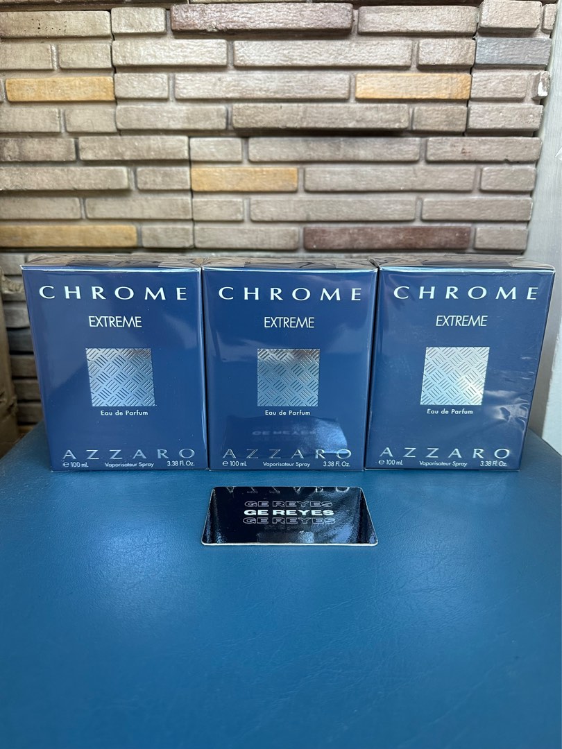 Azzaro Chrome Extreme EDP 100ml, Beauty & Personal Care, Fragrance &  Deodorants on Carousell