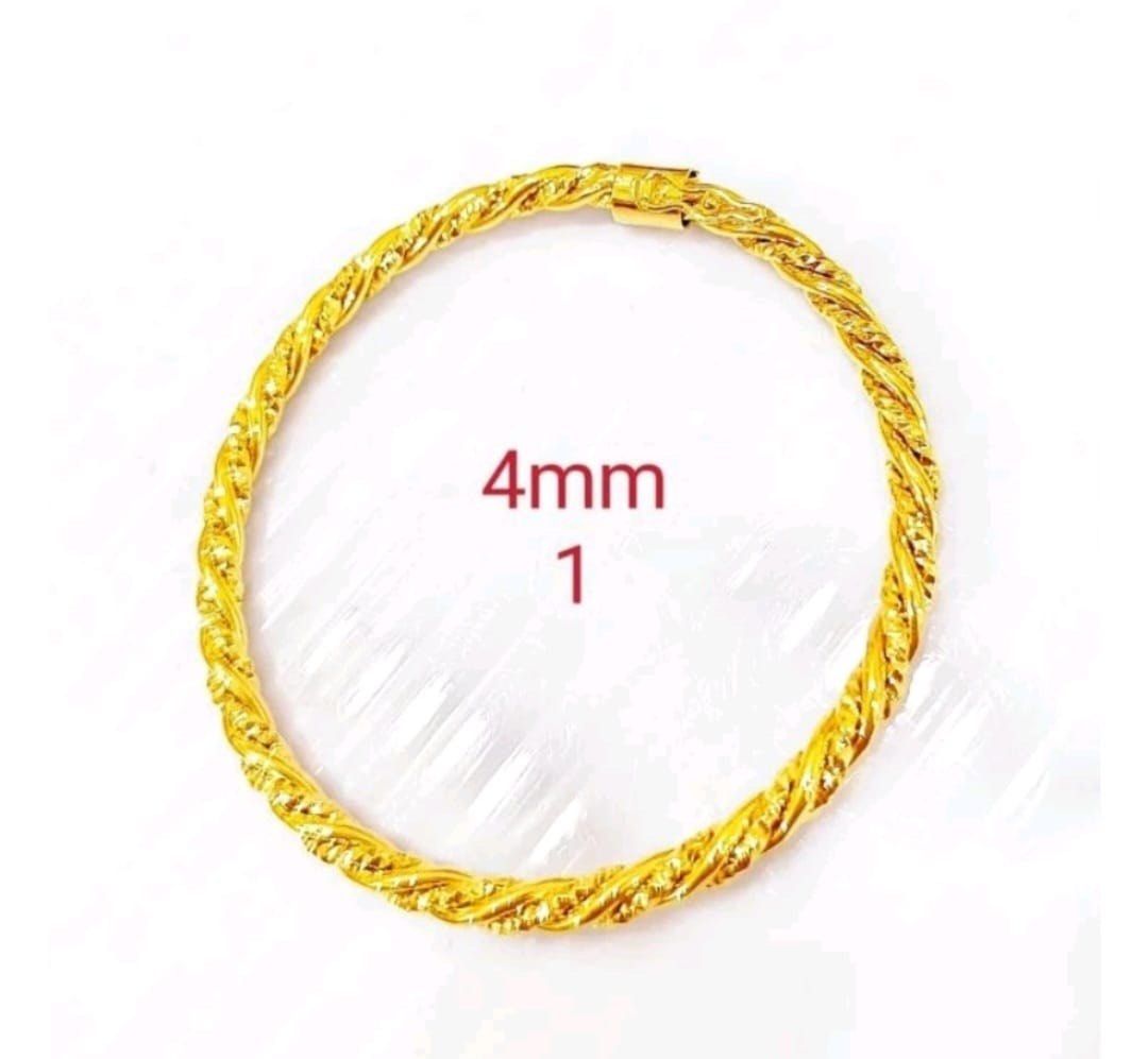 Gold bangle for men with price clearance