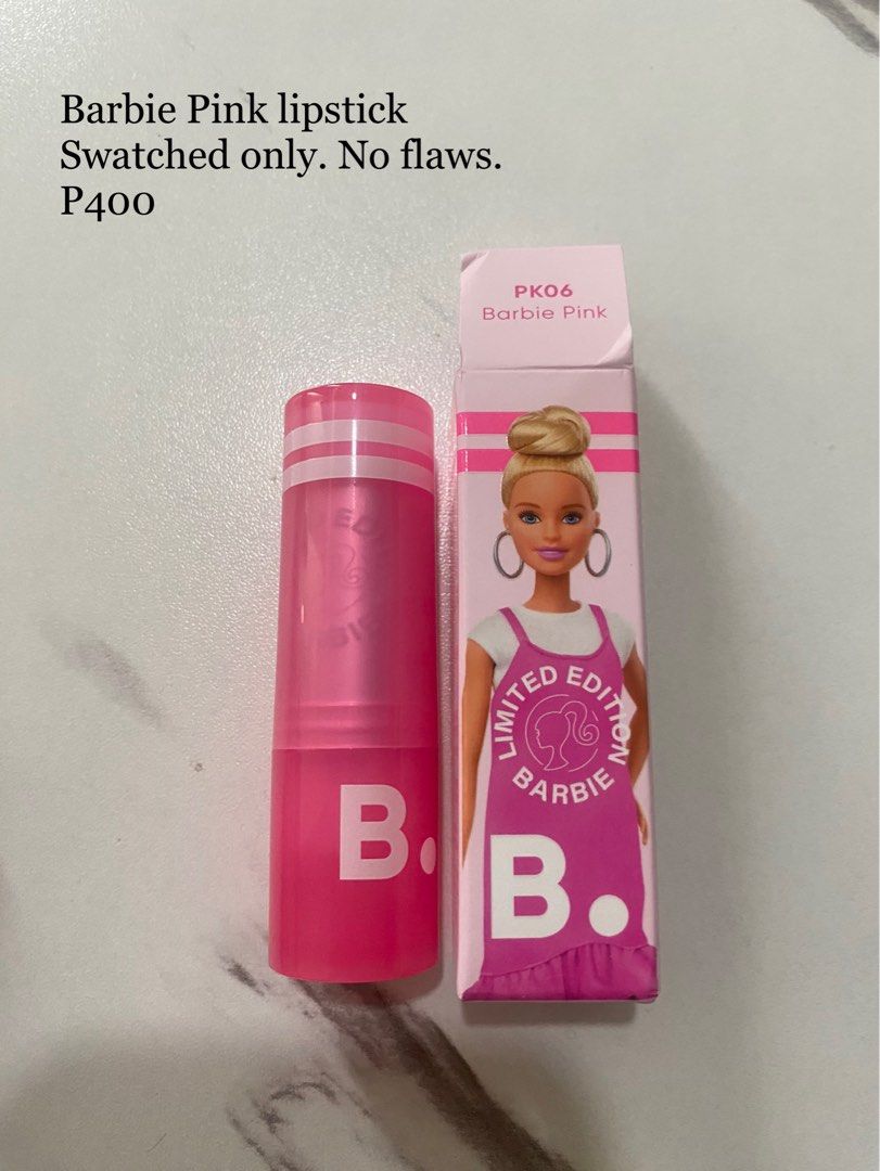 Banila Barbie lipstick (Category: Makeup) located in Quezon City. Submitted by bluefrenchorn (Listing ID 1250400034, Image 1). Description: Swatched only..