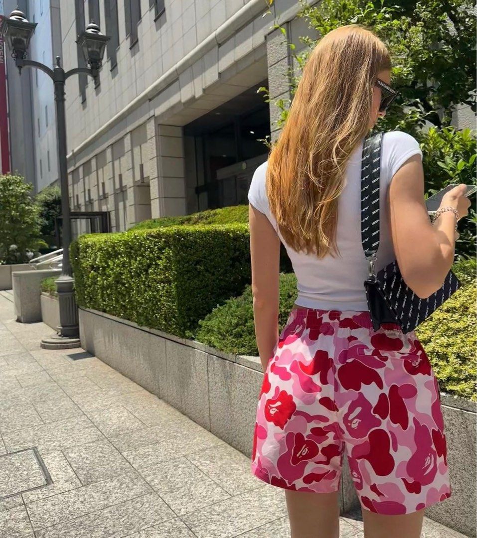 Bape shorts ladies cheap