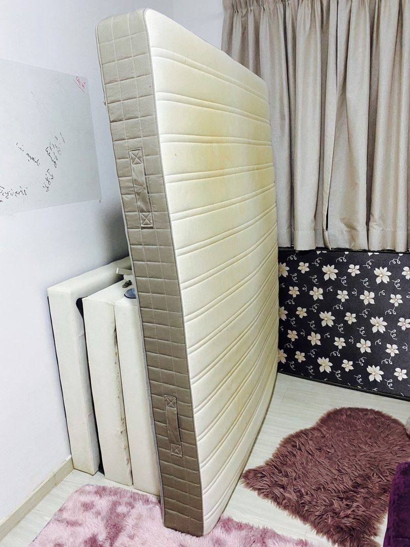 Bed & IKEA Mattress size Queen, Furniture & Home Living, Furniture, Bed Frames & Mattresses on