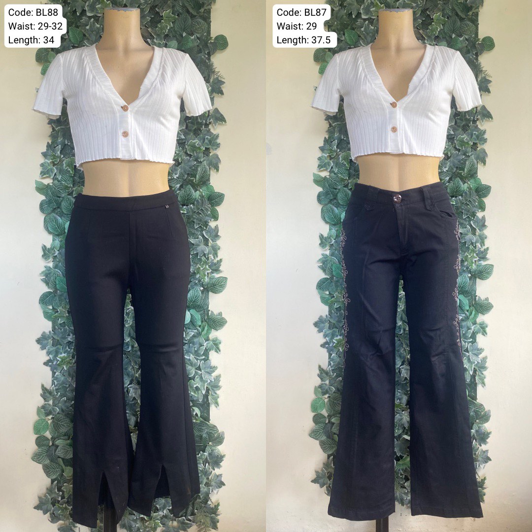 Rare! Black Dickies Wide Leg Pants, Women's Fashion, Bottoms, Other Bottoms  on Carousell