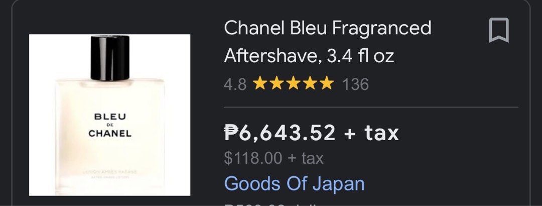 Chanel Bleu De Chanel After Shave Balm - 90ml/3oz