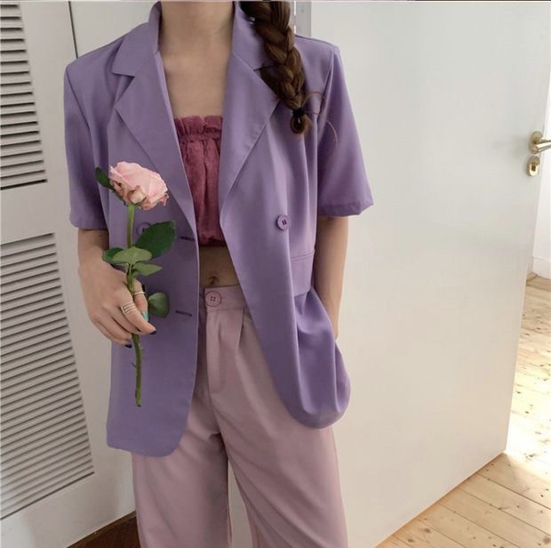 Purple coats top