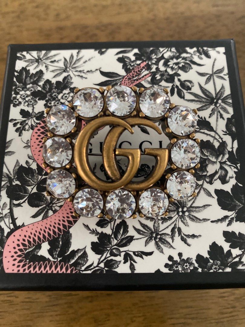 Gucci top snake brooch