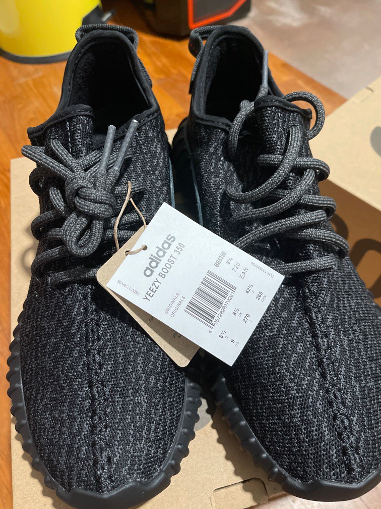 Yeezy Boost V1 Pirate Black 100 Authentic Men s Fashion