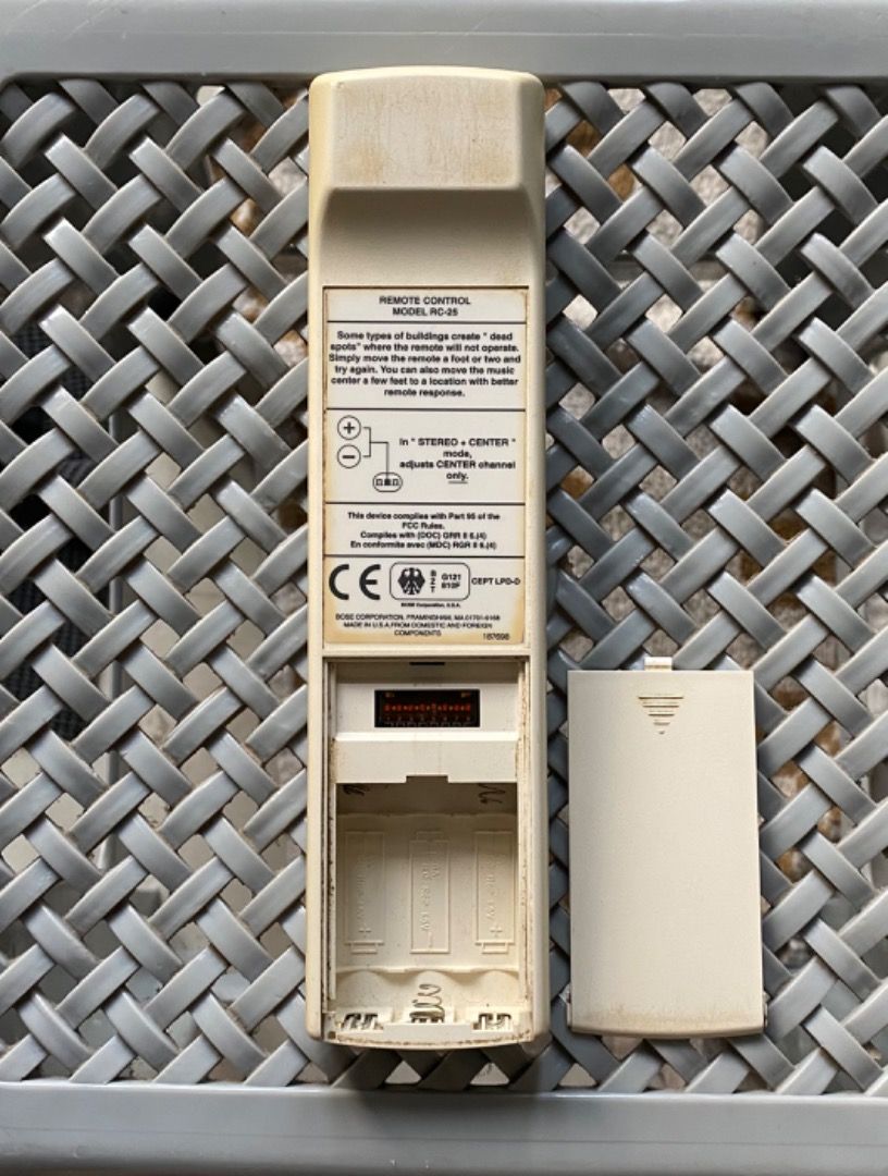 Bose Remote RC 25, Audio, Soundbars, Speakers & Amplifiers on Carousell