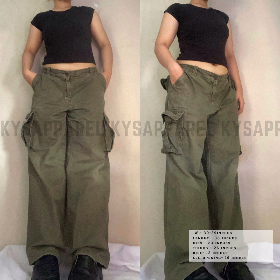 Cargo Pants (Category: Other Bottoms) located in Caloocan City. Submitted by kysapparelph_ (Listing ID 1250417036, Image 1). Description: M/S/G end august 26, 2024 @ 6pm Mine 299 steal 350 Grab 400 auto yours Swipe to see more details North caloocan Shopee check out | J&t courier Can do same delivery.