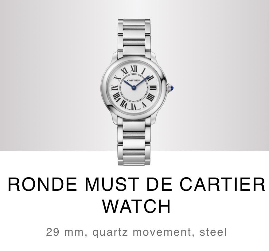 Cartier ronde solo new arrivals small