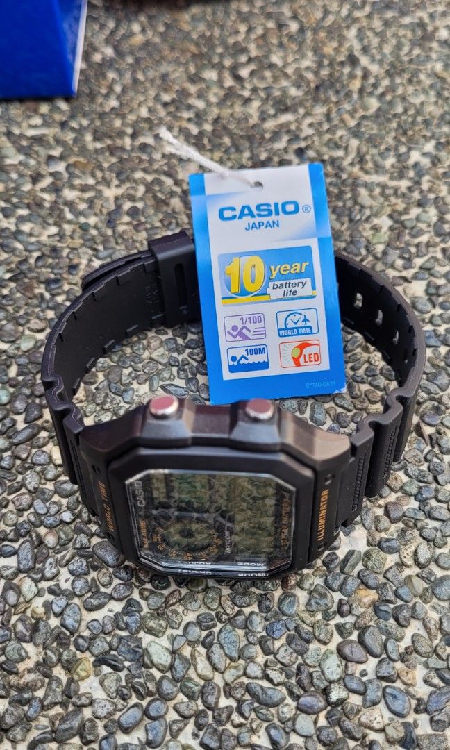 Gurranteed 100 Brand New authentic with box and user manual Casio Watch AE1200 10 yrs battery life back light world time stop watch 100M water